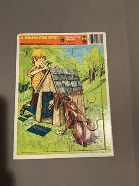 Merrigold Press A House For Spot Vintage 1973 Frame-Tray Puzzle